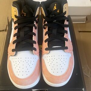 Jordan Kids Sneakers - Pink, White, and Black
